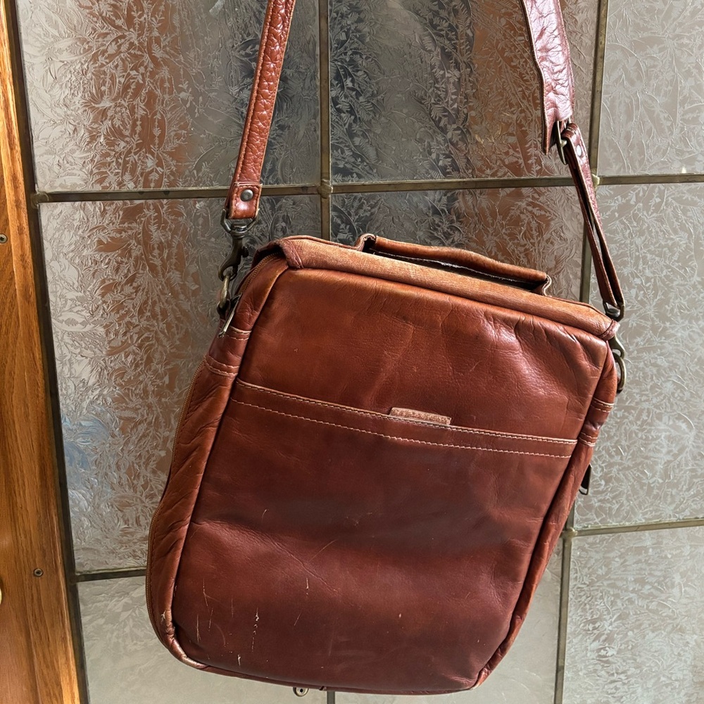 QUEROS VOLARE GROUP VINTAGE LEATHER BAG - Picture 4 of 8